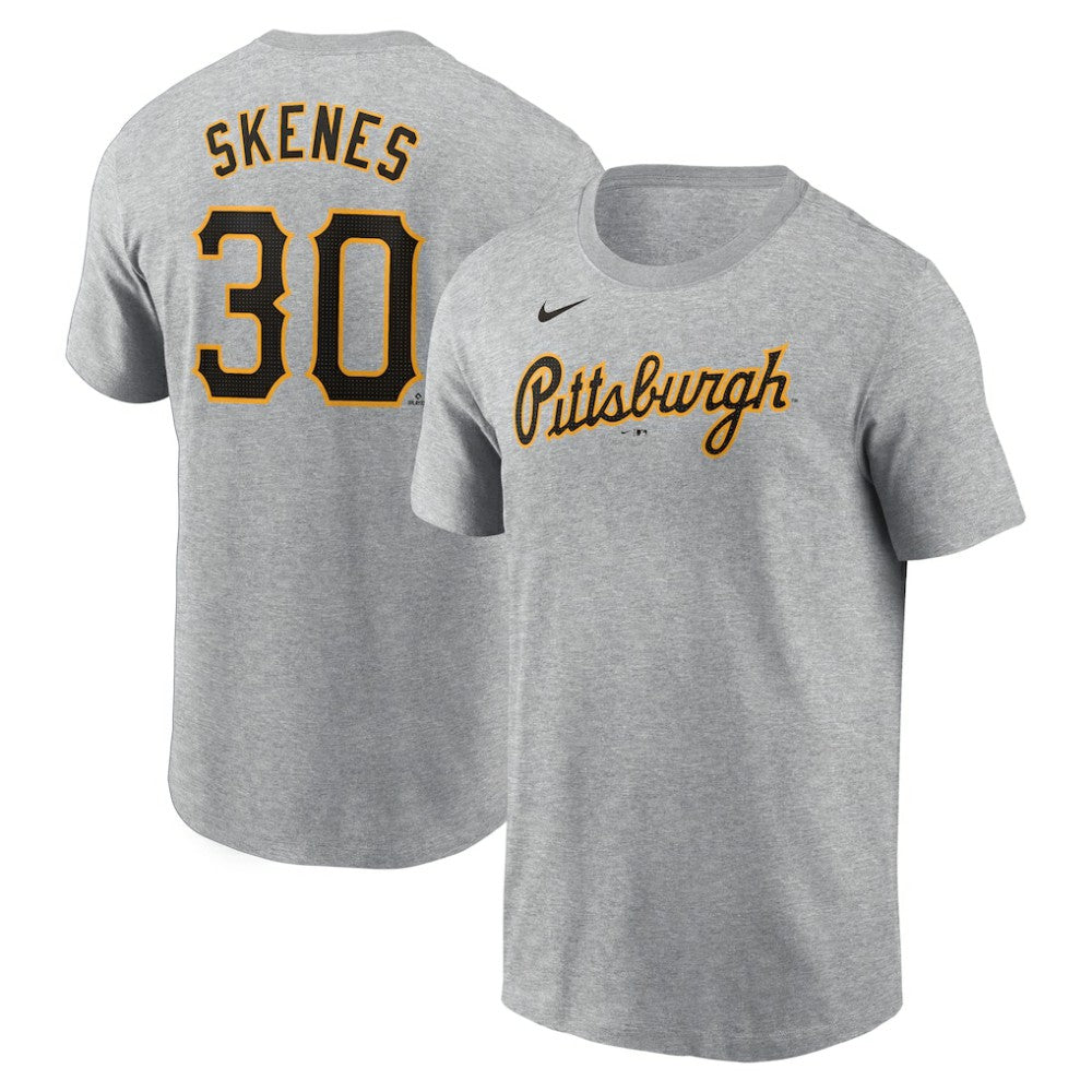 Paul Skenes Pittsburgh Pirates Nike Fuse Name & Number T-Shirt Online