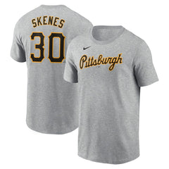 Paul Skenes Pittsburgh Pirates Nike Fuse Name & Number T-Shirt Online