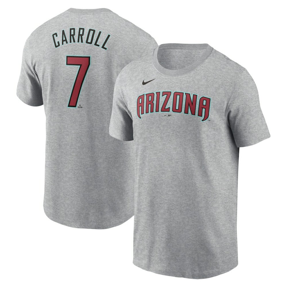 Corbin Carroll Arizona Diamondbacks Nike Fuse Name & Number T-Shirt Clearance