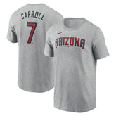 Corbin Carroll Arizona Diamondbacks Nike Fuse Name & Number T-Shirt Clearance