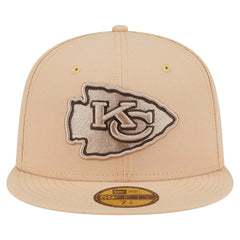 Kansas City Chiefs New Era Candied Pecan 59FIFTY Fitted Hat Tan - NFL