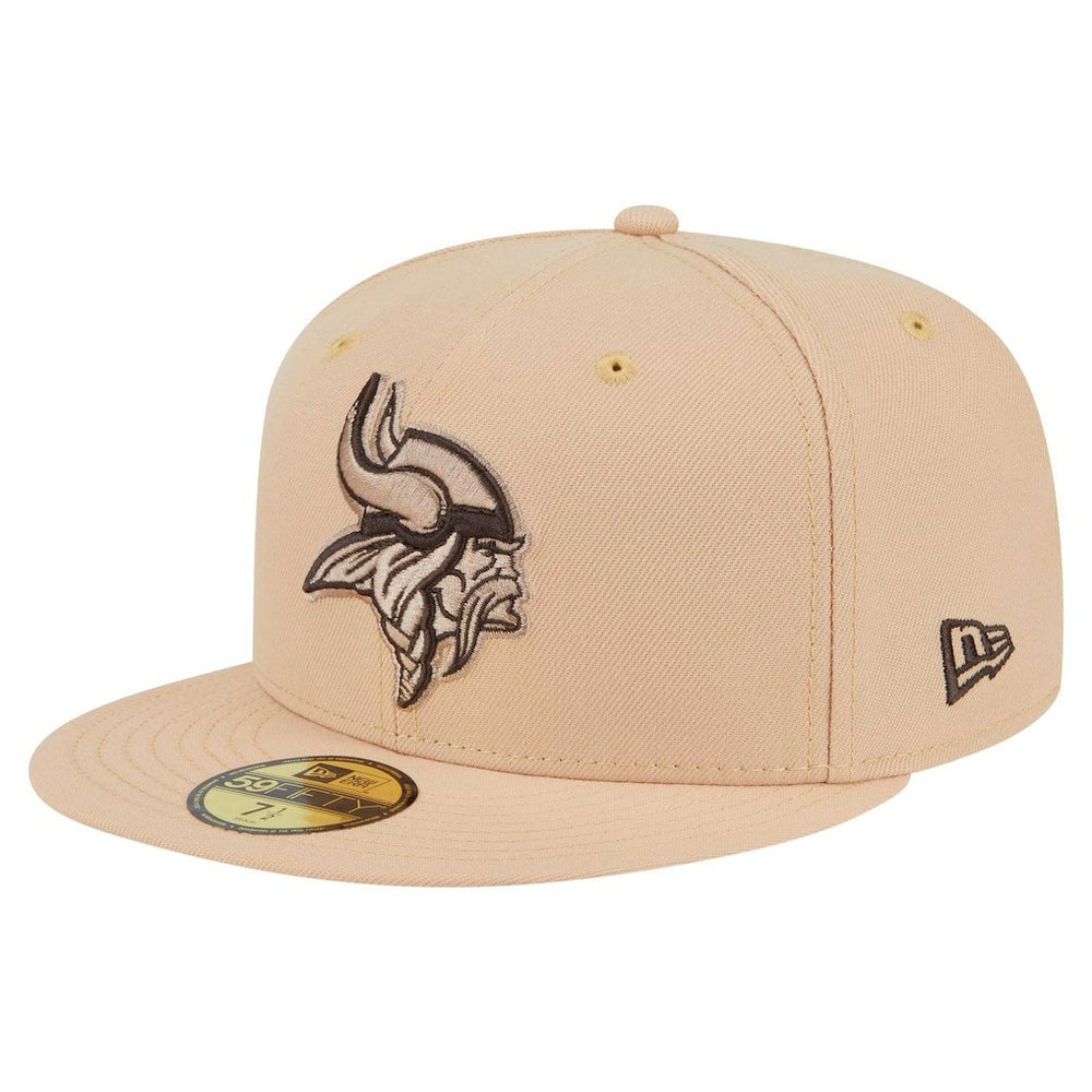 Minnesota Vikings New Era Candied Pecan 59FIFTY Fitted Hat Tan - NFL