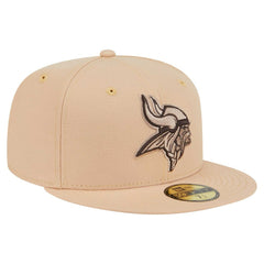 Minnesota Vikings New Era Candied Pecan 59FIFTY Fitted Hat Tan - NFL