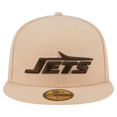 New York Jets New Era Candied Pecan 59FIFTY Fitted Hat Tan - NFL