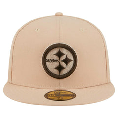 Pittsburgh Steelers New Era Candied Pecan 59FIFTY Fitted Hat Tan - NFL