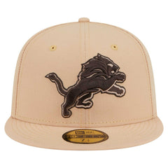 Detroit Lions New Era Candied Pecan 59FIFTY Fitted Hat Tan - NFL