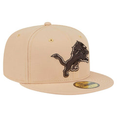 Detroit Lions New Era Candied Pecan 59FIFTY Fitted Hat Tan - NFL