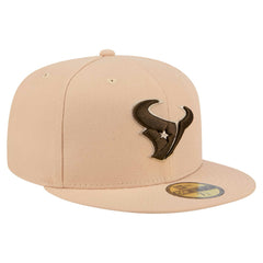 Houston Texans New Era Candied Pecan 59FIFTY Fitted Hat Tan - NFL