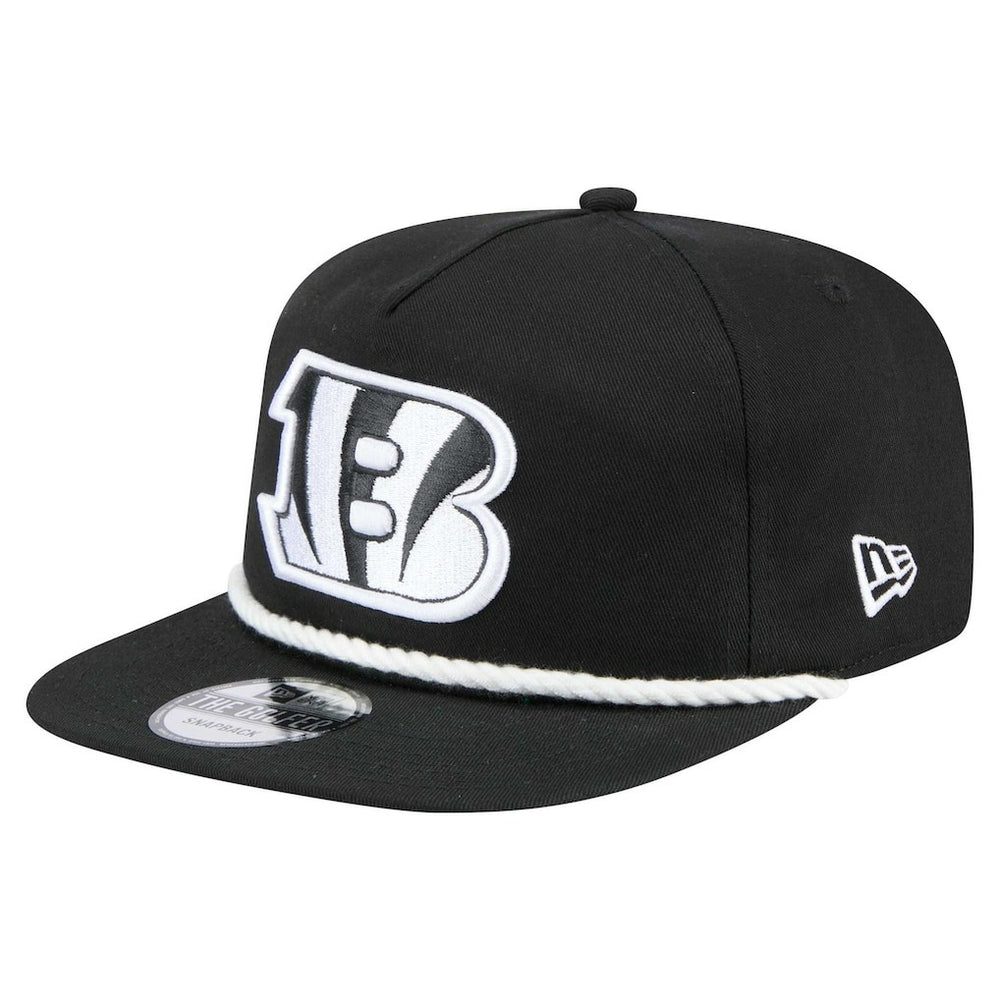 Cincinnati Bengals New Era B-Dub Golfer Snapback Hat Black - NFL