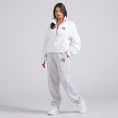 New York Rangers lululemon Women's Scuba Oversized Half Zip Top White