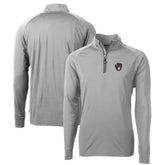 Milwaukee Brewers Cutter & Buck Big & Tall Adapt Eco Knit Stretch Recycled Quarter-Zip Pullover Top Near Me