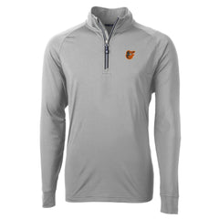Baltimore Orioles Cutter & Buck Big & Tall Adapt Eco Knit Stretch Recycled Quarter-Zip Pullover Top Online