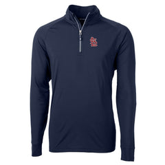 St. Louis Cardinals Cutter & Buck Big & Tall Adapt Eco Knit Stretch Recycled Quarter-Zip Pullover Top Online
