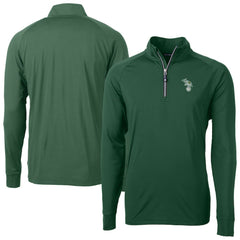 Athletics Cutter & Buck Stomper Adapt Eco Knit Stretch Recycled Quarter-Zip Pullover Top Lifestyle