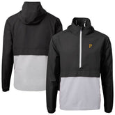 Pittsburgh Pirates Cutter & Buck Charter Eco Recycled Half-Zip Anorak Jacket Clearance