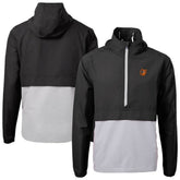 Baltimore Orioles Cutter & Buck Charter Eco Recycled Half-Zip Anorak Jacket On Sale