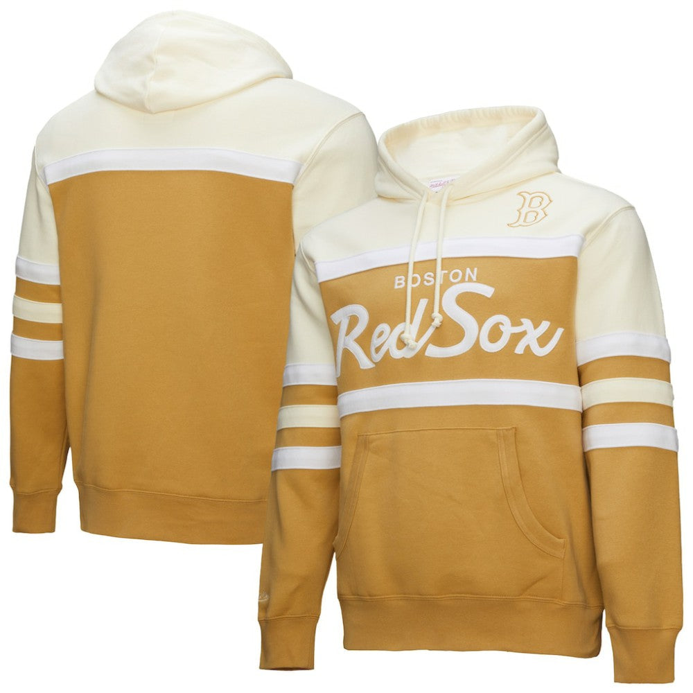 Boston Red Sox Mitchell & Ness Head Coach Pullover Hoodie Near Me