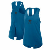 Dallas Cowboys Women's Glory Open-Back Crisscross Dri-FIT Tank Top Navy - Nike