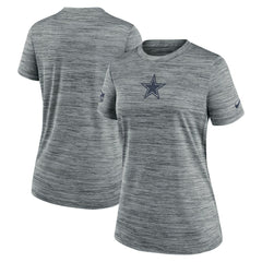 Dallas Cowboys Women's Sideline Velocity Dri-FIT T-Shirt Gray - Nike