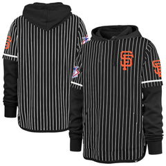 San Francisco Giants '47 Pinstripe Double Header Pullover Hoodie for sale
