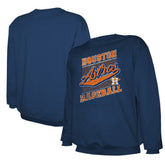 Houston Astros Stitches Lightweight Crew Sweatshirt Lifestyle