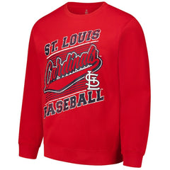 St. Louis Cardinals Stitches Lightweight Crew Sweatshirt Clearance