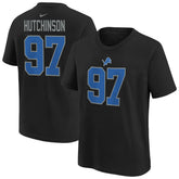 Aidan Hutchinson Detroit Lions Player Name & Number T-Shirt Black - Nike