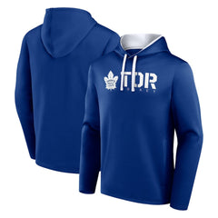 Toronto Maple Leafs - Logo Athletic Head Start Pullover Hoodie Blue