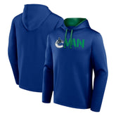 Vancouver Canucks - Logo Athletic Head Start Pullover Hoodie Blue