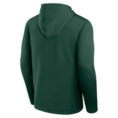 Minnesota Wild - Logo Athletic Head Start Pullover Hoodie Green