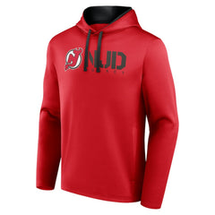 New Jersey Devils - Logo Athletic Head Start Pullover Hoodie Red
