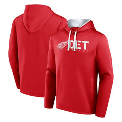 Detroit Red Wings - Logo Athletic Head Start Pullover Hoodie Red