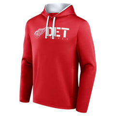 Detroit Red Wings - Logo Athletic Head Start Pullover Hoodie Red