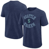 Seattle Kraken Logo Athletic Success T-Shirt Heather Navy