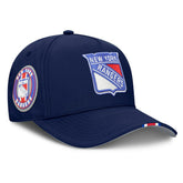 New York Rangers Fanatics 2025 NHL Draft Authentic Pro On-Stage Podium A-Frame Adjustable Hat Navy
