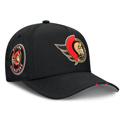 Ottawa Senators - Fanatics 2025 NHL Draft Authentic Pro On-Stage Podium A-Frame Adjustable Hat Black
