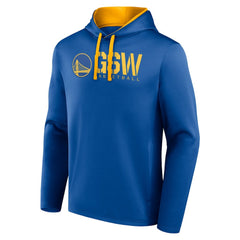 NBA - Golden State Warriors Logo Athletic Head Start Pullover Hoodie - Royal