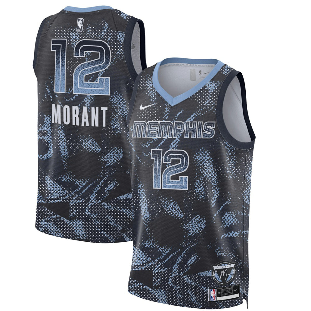 Nike - Ja Morant Memphis Grizzlies Unisex 2025 Select Series Swingman Player Jersey - Navy