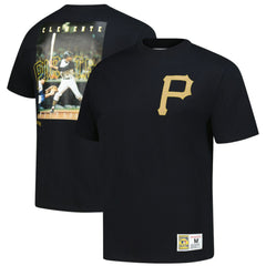 Roberto Clemente Pittsburgh Pirates Mitchell & Ness Legends Collection Vintage Logo T-Shirt for sale