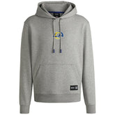 Los Angeles Rams Hugo Boss Unisex Woodson Tri-Blend Hoodie Heather Gray - NFL