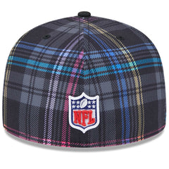 Cleveland Browns New Era 2024 NFL Crucial Catch Plaid 59FIFTY Fitted Hat Black - NFL
