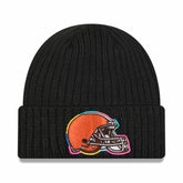 Cleveland Browns New Era 2024 NFL Crucial Catch Cuffed Knit Hat Black - NFL
