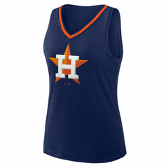 Houston Astros Logo Athletic Women's Stellar Win V-Neck Tank Top Sale