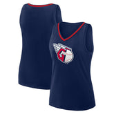 Cleveland Guardians Logo Athletic Women's Stellar Win V-Neck Tank Top On Sale