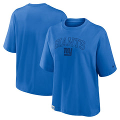 New York Giants Women's Glory Arch Boxy T-Shirt Royal - Nike
