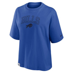 Buffalo Bills Women's Glory Arch Boxy T-Shirt Royal - Nike