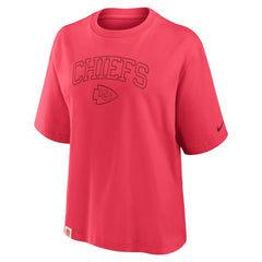 Kansas City Chiefs Women's Glory Arch Boxy T-Shirt Red - Nike