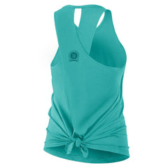 Miami Dolphins Women's Glory Open-Back Crisscross Dri-FIT Tank Top Aqua - Nike