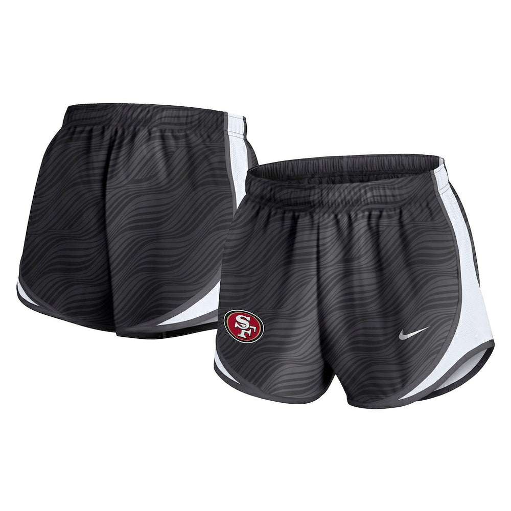 San Francisco 49ers Women's Tempo Dri-FIT Shorts Anthracite - Nike