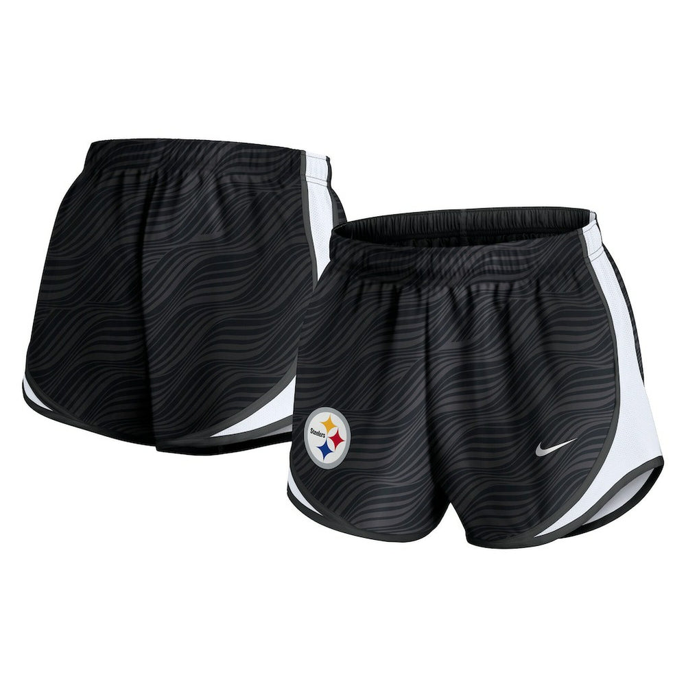Pittsburgh Steelers Women's Tempo Dri-FIT Shorts Anthracite - Nike
